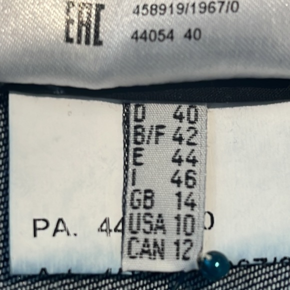 Luisa Cerano Denim Trench Coat Jacket - Picture 14 of 16